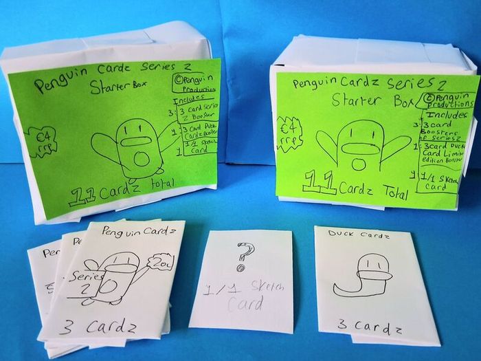 Home Made Paper Trading Cards Series 2 Starter Box