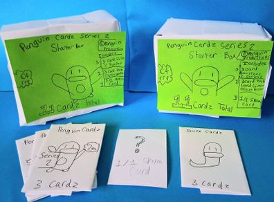 Home Made Paper Trading Cards Series 2 Starter Box
