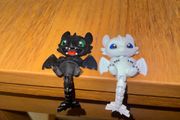 Toothless &amp; Light Fury Keychain