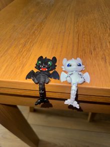 Toothless & Light Fury Keychain