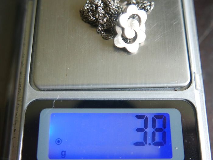 Vintage Sterling Silver 925 Pendant Necklace 3,8g length - 18"
