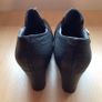 Pitillos Ladies black leather high block heel shoes Eu 39 Uk 6 Image 4
