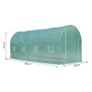 Walk-in Outdoor Tunnel Greenhouse Portable Warm House Backyard Planter Green Image 4