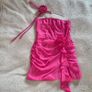 Prettylittlething pink dress rose Image 2
