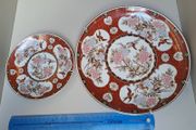 Japanese Garden birds Wall plates