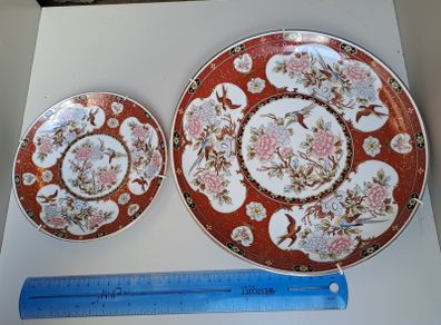 Japanese Garden birds Wall plates