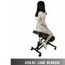 Ergonomic Kneeling Chair Adjustable Stool Beautify Hips Durable Black Mobile Image 6