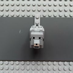 lego Minecraft Wolf - Brick Built