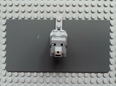 lego Minecraft Wolf - Brick Built