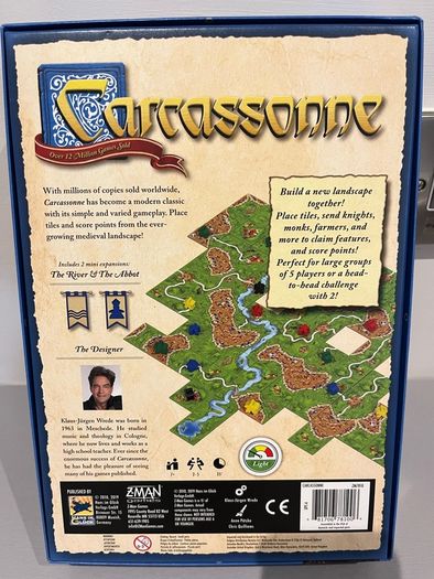 Carcassonne - AS NEW - Board Game