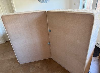 Double divan bed base