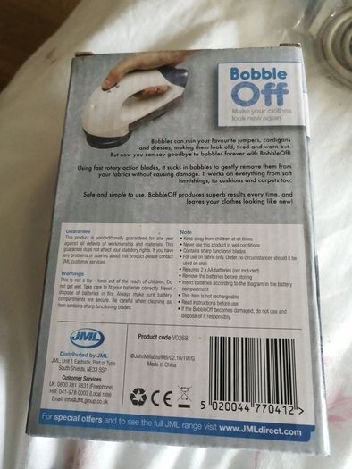 Bobble-off gadget