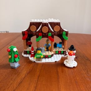 Winter Stall Lego built