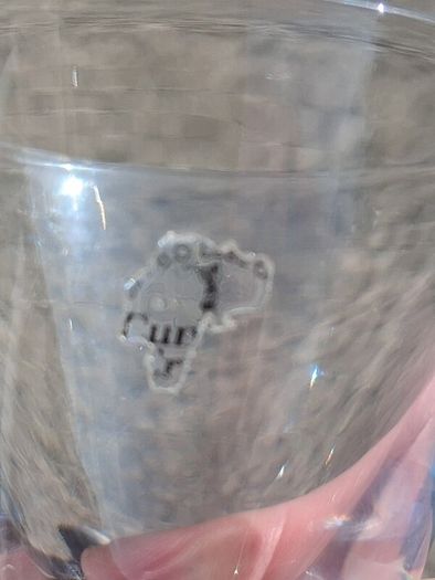 A Set of Cumbria Ware Hand Blown Toasting Glasses