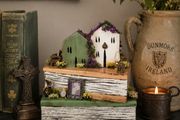 Hand carved wooden books!