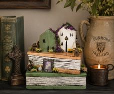 Hand carved wooden books!