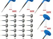 BRAND NEW 24 Pcs 6mm Car And Truck Tire Puncture Repair Tubeless Mushroom Nail Leak Repair Kit Traction Needle Super Glue Autotools