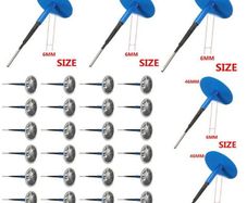 BRAND NEW 24 Pcs 6mm Car And Truck Tire Puncture Repair Tubeless Mushroom Nail Leak Repair Kit Traction Needle Super Glue Autotools