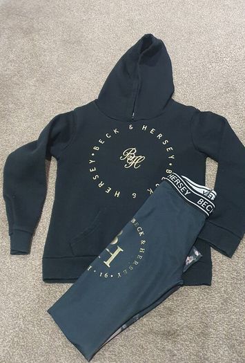 Hersey hoodie and leggings 12 to 13