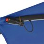 Cantilever Umbrella with LED Lights Azure Blue 350 cm Image 5
