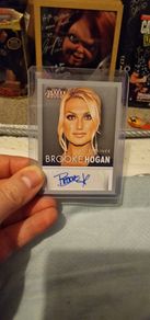 Brooke Hogan Signed Card - WWE TNA