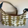 Vintage Orla Kiely Green Stem Print Small Shoulder/Handbag Image 4