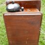 Antiques  Oak Telephone Box, Bell Set Image 3