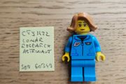 lego cty1422 lunar research astronaut, set 60349