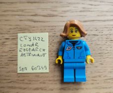 lego cty1422 lunar research astronaut, set 60349