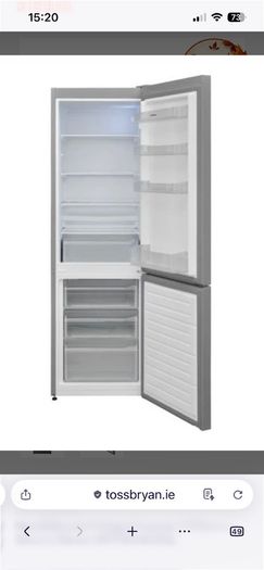 Nordmende fridge freezer - silver