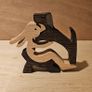 Wood Craft 3 Piece Wooden Gift Pet. As New Never Used Image 4