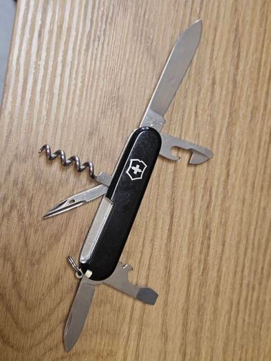 Victorinox Tourist with Swiss Advertising Handles Collectable 84mm Swiss Army Knife