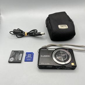 Panasonic Digital Camera Lumix DMC-SZ7 14.1MP Black Tested - Full Kit