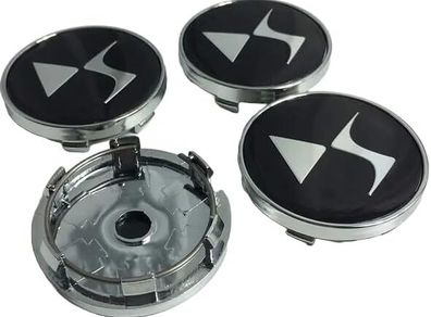 4PCS Car Hub Centre Caps for Citroen DS3 DS4 DS6, 60mm,