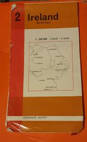 Map of north east Ireland