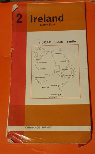 Map of north east Ireland