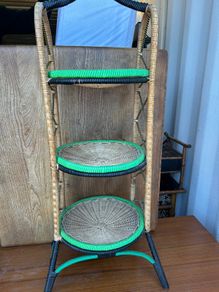 Wicker shelving