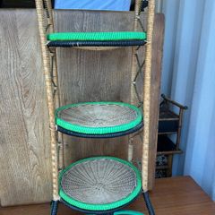 Wicker shelving