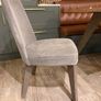 grey fabric dining chairs Image 2