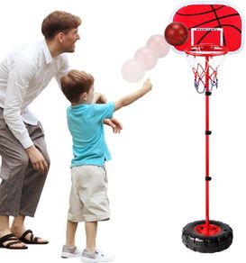 Kids Adjustable Portable Set Basketball Stand with Net and Ball Outdoor Indoor Adjustable Sport Game