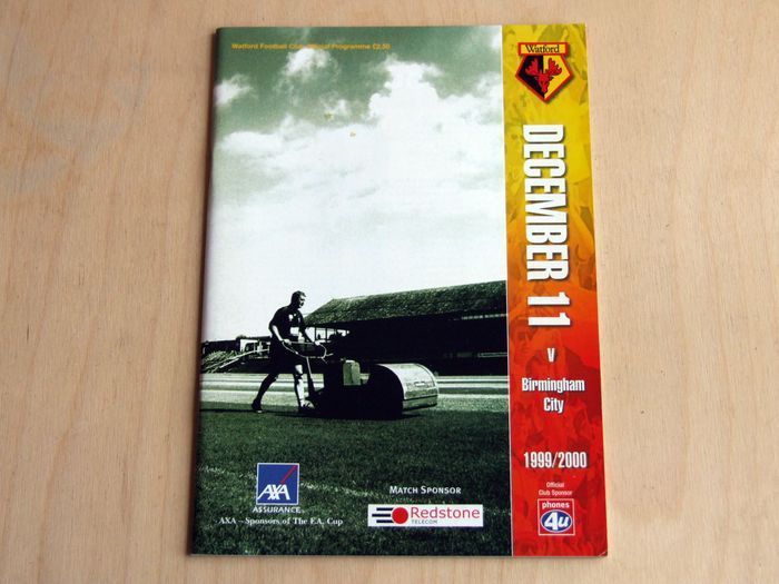 Watford Football Club programmes