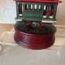 Vintage Wooden Wind up revolving Cable Car Image 8