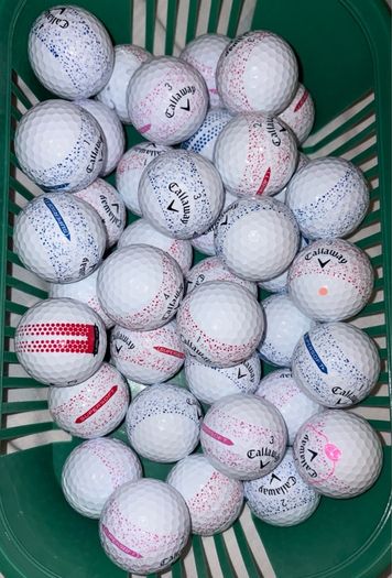 Callaway Supersoft Splatter Design Golf Balls Grade A
