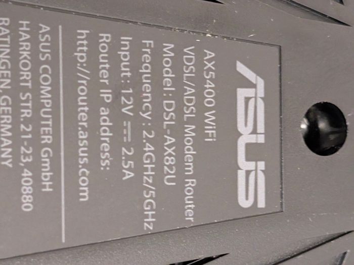 ASUS DSL-AX82U AX5400 Dual Band WiFi 6 Gaming Router DSL Modem Extendable