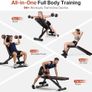 Adjustable Weight Bench for Home Gym, 300 KG Capacity Workout Bench, Foldable Incline Decline Bench Press Bench with 11 Backrest Positions for Full Body Strength Training Image 3