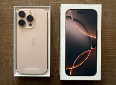 iPhone 16 Pro 128GB Desert Titanium | AppleCare+ Theft and Loss until May 2027