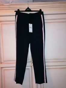 j'aime la vie stripe detail navy pant UK 12