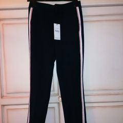 j'aime la vie stripe detail navy pant UK 12