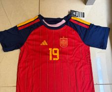 Spain Home Football Kit Age 12-13 World Cup Jersey & Shorts BNWT