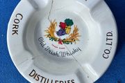 Paddy Whiskey ashtray - damaged and repaired